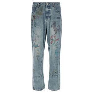 Found Men 'Hand Art' Jeans